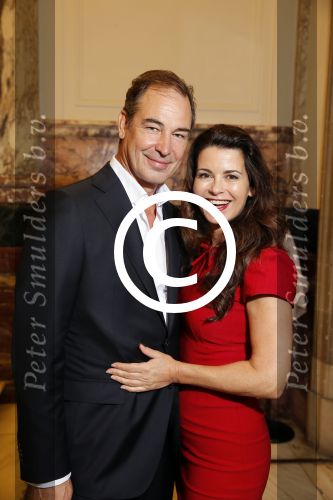 Amsterdam 31 augustus 2015 
Premiere meiden van de herengracht in het tropenmuseum. Caroline de Bruijn en erik de Vogel
