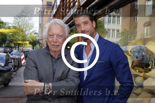Amsterdam 3 september 2015
Opening verbouwde pc hooftstraat. Cees Dam met Vincent ( voormalig Oger)