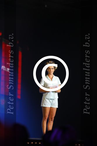 Hilversum 25 augustus 2015
Perspresentatie RTL in studio 21. Chantal janzen presenteert het