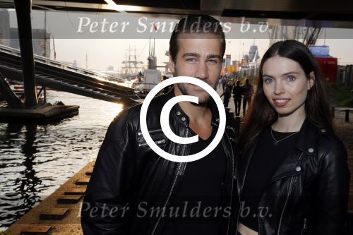 Amsterdam 19 augustus 2015 
Div bn ers eten bij restaurant op brug bij sail. Dave Mantel met vriendin