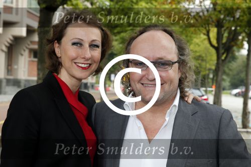 Den Haag 31 augustus 2015
Dion Graus met vrouw bij opening Fafa dansschool.