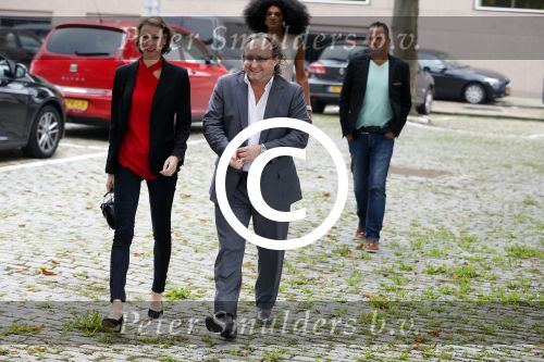 Den Haag 31 augustus 2015
Dion Graus met vrouw bij opening Fafa dansschool.