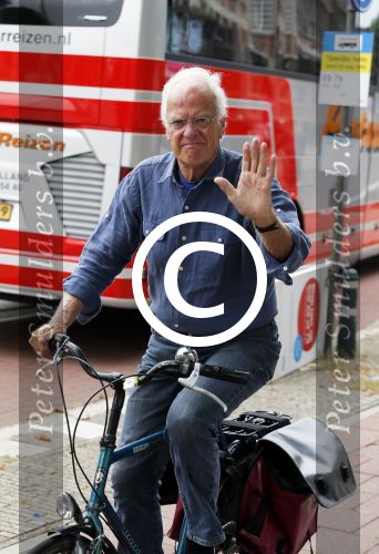 Den Haag 31 augustus 2015
Dolf de Vries op de fiets in Den Haag