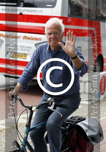 Den Haag 31 augustus 2015
Dolf de Vries op de fiets in Den Haag