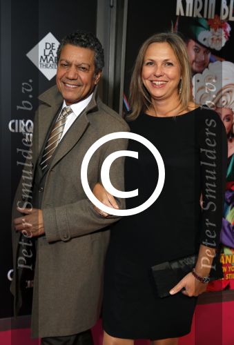 Amsterdam 3 september 2015 
Premiere Stiletto in het nieuwe de la mar.
Frank Sanders met directrice carre Madeleine v d Zwaan