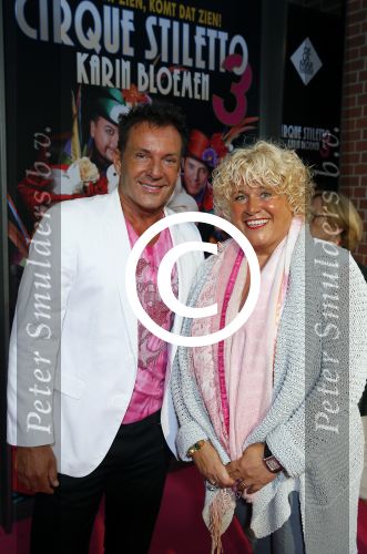 Amsterdam 3 september 2015 
Premiere Stiletto in het nieuwe de la mar.
Gerard Joling met een vriendin