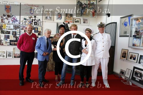Uitgeest 29 augustus 2015
Henny Huisman en Jacques d Ancona bij expositie over de soundmixshow.