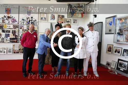Uitgeest 29 augustus 2015
Henny Huisman en Jacques d Ancona bij expositie over de soundmixshow.