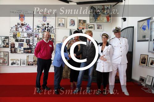 Uitgeest 29 augustus 2015
Henny Huisman en Jacques d Ancona bij expositie over de soundmixshow.