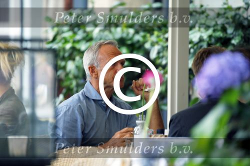 Amsterdam 1 september 2015 
Jaap Jongbloed op terras