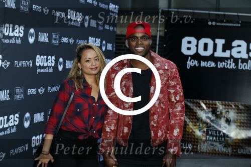 Rotterdam 7 september 2015
Presentatie Bolas ondergoedlijn van oa Everon Jackson Hooi. Jandino Asporaat met zijn vrouw Shirley
