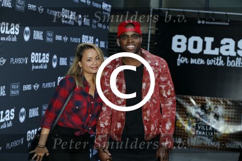 Rotterdam 7 september 2015
Presentatie Bolas ondergoedlijn van oa Everon Jackson Hooi. Jandino Asporaat met zijn vrouw Shirley