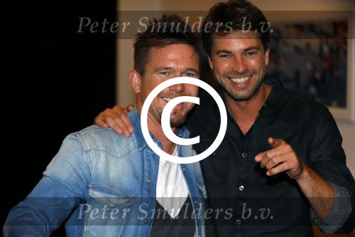 Hilversum 25 augustus 2015
Perspresentatie RTL in studio 21. Johnny de Mol en Rick Brandsteder