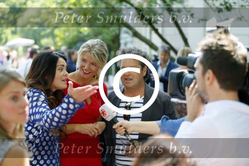 Amsterdam 20 augustus 2015
Winterpresentatie SBS6 in artis. Kim Lian v d Meij Dirk Zeelenberg  en Sandra Ysbrandy