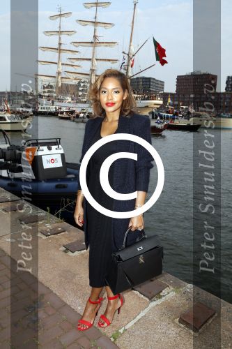 Amsterdam 19 augustus 2015 
Div bn ers eten bij restaurant op brug bij sail. Winonah de Jong
