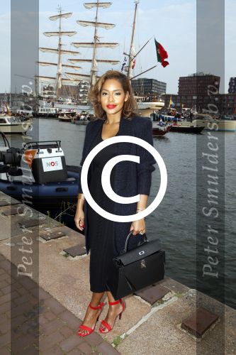Amsterdam 19 augustus 2015 
Div bn ers eten bij restaurant op brug bij sail. Winonah de Jong