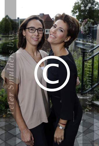 Amsterdam 3 september 2015 
Talkies Lunch bij Harbour club Kitchen Red.
Kristina Bozilovic met zus