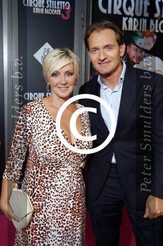Amsterdam 3 september 2015 
Premiere Stiletto in het nieuwe de la mar. Lone v Roosendaal met Christiaan Looman