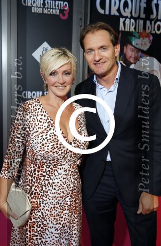 Amsterdam 3 september 2015 
Premiere Stiletto in het nieuwe de la mar. Lone v Roosendaal met Christiaan Looman