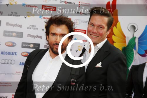 Amsterdam 29 juni 2015
Rainbow awards in Tuschinski.
Mari v d Ven met partner