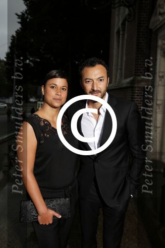 Amsterdam 31 augustus 2015 
Premiere meiden van de herengracht in het tropenmuseum. Nasrdin Dchar en partner