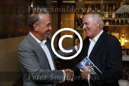 Amsterdam 31 augustus 2015 
Boekpresentatie Peter Romer , Super Nova. Met Peter Tuinman