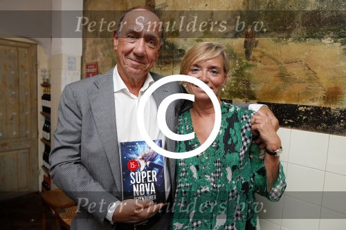 Amsterdam 31 augustus 2015 
Boekpresentatie Peter Romer , Super Nova. Peter met zijn vrouw