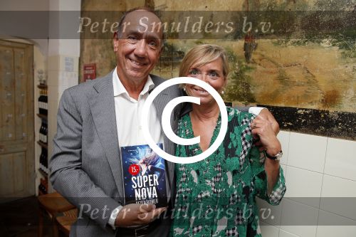 Amsterdam 31 augustus 2015 
Boekpresentatie Peter Romer , Super Nova. Peter met zijn vrouw