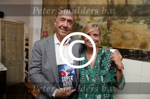 Amsterdam 31 augustus 2015 
Boekpresentatie Peter Romer , Super Nova. Peter met zijn vrouw