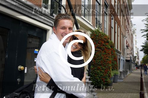 Amsterdam 6 september 2015
ALS Amsterdam City Swim in de grachten van Amsterdam met veel bekende nederlanders.
Pieter v d Hoogenband kwam samen met zijn vriendin Marie Jose Crooijmans