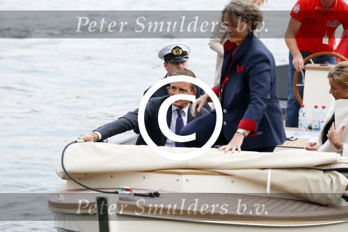 Amsterdam 19 augustus 2015 
Prinses Marilene en Prins Maurits bij sail.