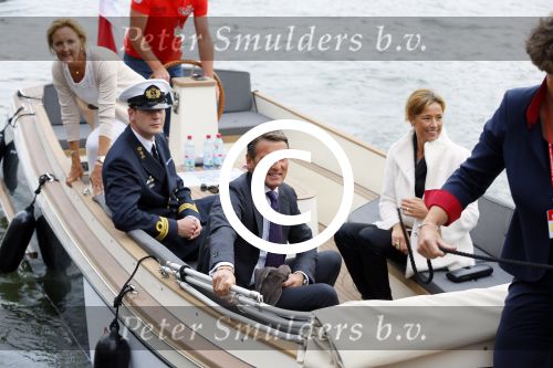 Amsterdam 19 augustus 2015 
Prinses Marilene en Prins Maurits bij sail.