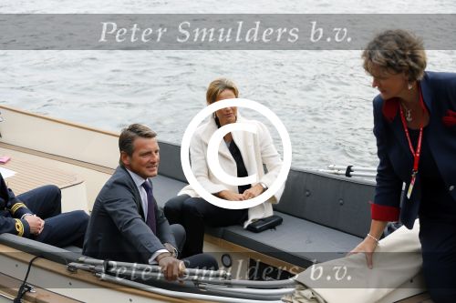 Amsterdam 19 augustus 2015 
Prinses Marilene en Prins Maurits bij sail.