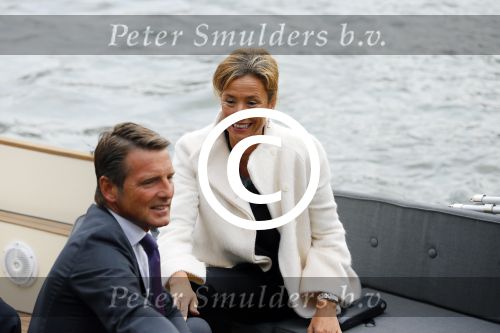 Amsterdam 19 augustus 2015 
Prinses Marilene en Prins Maurits bij sail.