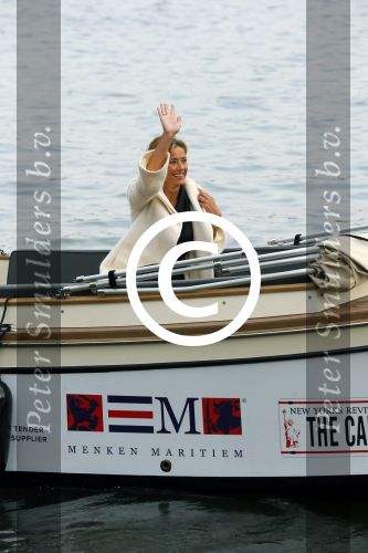 Amsterdam 19 augustus 2015 
Prinses Marilene en Prins Maurits bij sail.