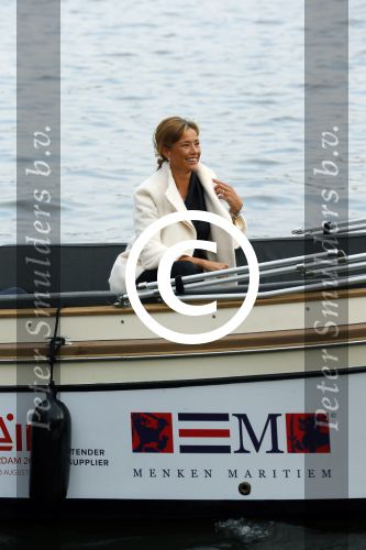 Amsterdam 19 augustus 2015 
Prinses Marilene en Prins Maurits bij sail.