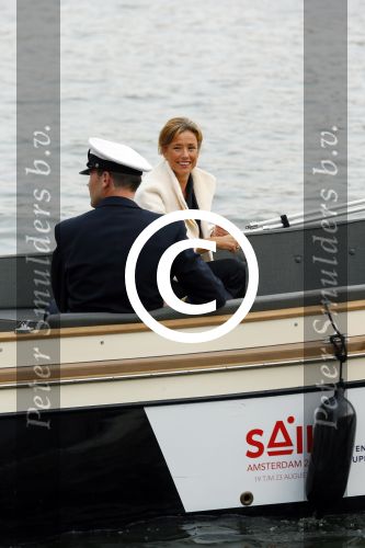 Amsterdam 19 augustus 2015 
Prinses Marilene en Prins Maurits bij sail.