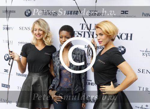 Amsterdam 3 september 2015 
Talkies Lunch bij Harbour club Kitchen Red.
Sylvana Simons
