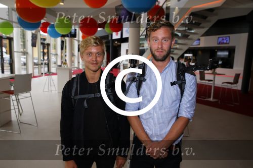 Hilversum 27 augustus 2015
Presentatie NPO in Hilversum.
Tim d Besten en Nicolaas Veul