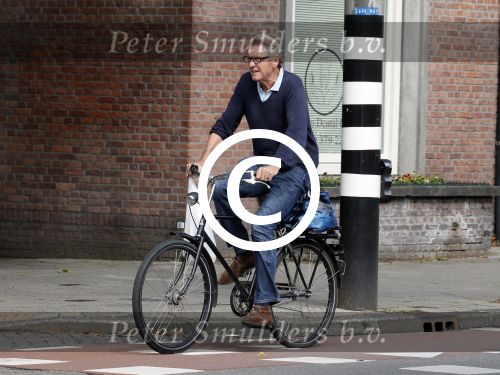 Amsterdam 24 augustus 2015 
Ursul de Geer op de fiets