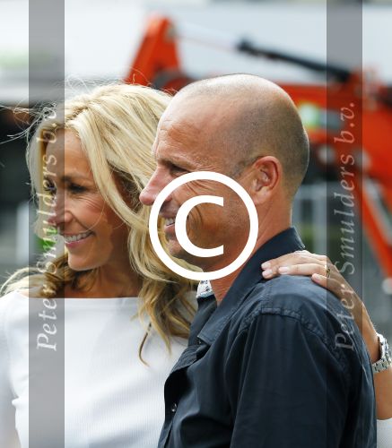 Hilversum 25 augustus 2015
Perspresentatie RTL in studio 21. Wendy v Dijk met broer Mike