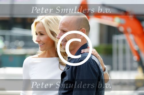 Hilversum 25 augustus 2015
Perspresentatie RTL in studio 21. Wendy v Dijk met broer Mike