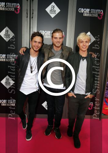 Amsterdam 3 september 2015 
Premiere Stiletto in het nieuwe de la mar. Boyband Zomaer