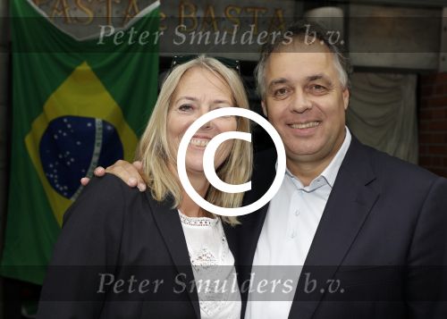 Amsterdam 28 juni 2016 
Presentatie Princess koffers voor het Nederlandse team voor de olympische spelen van Rio de Janeiro. aad en Dorien Ouborg