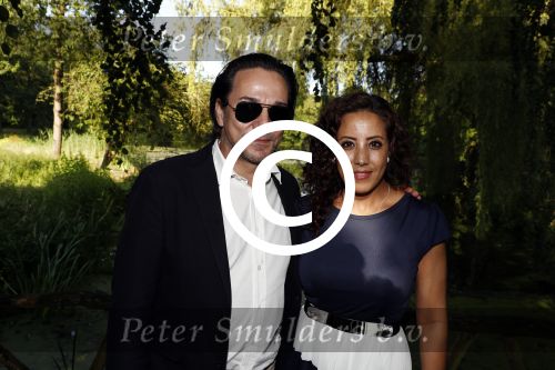 Haarzuilens 22 juni 2016
Haringparty op kasteel Haarzuilens. Aicha Marghadi met Spiros