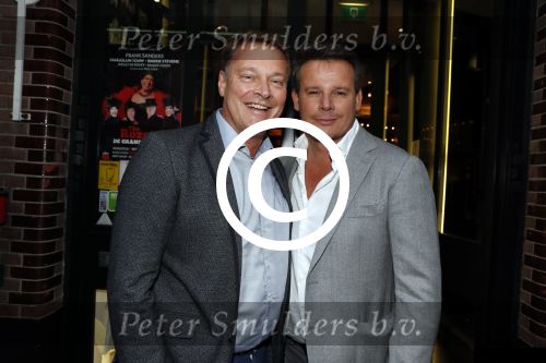 Amsterdam 2 september 2016
Diner voor Albert Verlinde met zijn oud rtl boulevard collega\'s bij le Garage. Albert met Winston Gerschtanowitz