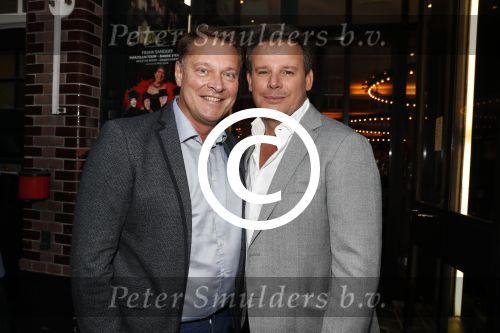 Amsterdam 2 september 2016
Diner voor Albert Verlinde met zijn oud rtl boulevard collega\'s bij le Garage. Albert met Winston Gerschtanowitz