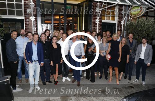 Amsterdam 2 september 2016
Diner voor Albert Verlinde met zijn oud rtl boulevard collega\'s bij le Garage. alle medewerkers rtl Boulevard