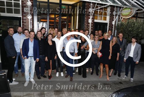 Amsterdam 2 september 2016
Diner voor Albert Verlinde met zijn oud rtl boulevard collega\'s bij le Garage. alle medewerkers rtl Boulevard