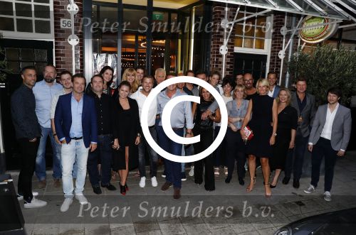 Amsterdam 2 september 2016
Diner voor Albert Verlinde met zijn oud rtl boulevard collega\'s bij le Garage. alle medewerkers rtl Boulevard